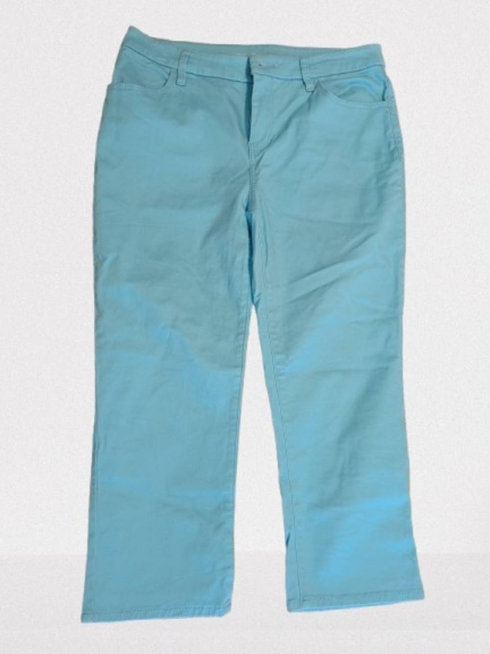 Chico's Light Turquoise Crop Capri Jeans Size 4/6 Small